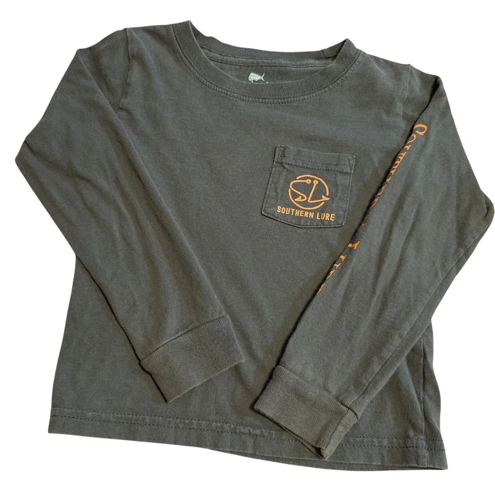 Southern Lure Kids‎ Duck Hunting Shirt Cotton Gray Size 3 Long Sleeve